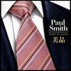 Used Good Condition Paul Smith Tie Glossy Striped Silk Made In Japan Pink