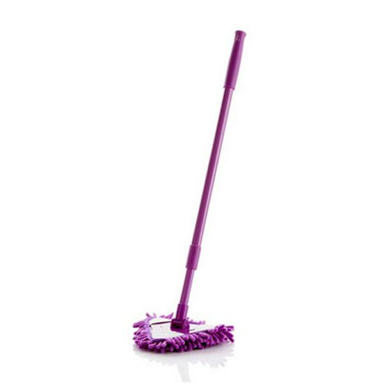 Rotatable Telescopic Chenille Triangle Mop with Replacement Head