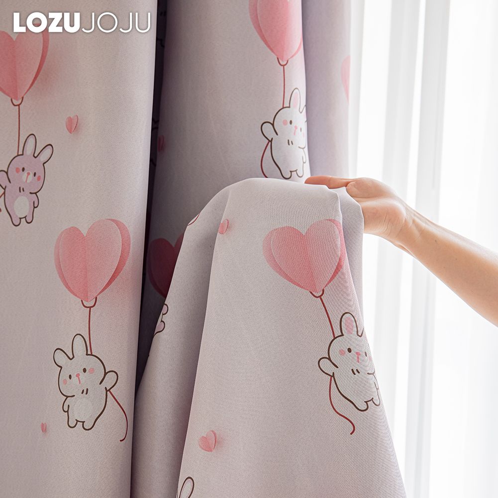 1PC 70-80% Blackout Simple and Modern Design Printed Blackout Curtains for Bedroom Living Room Home Decor LOZUJOJU