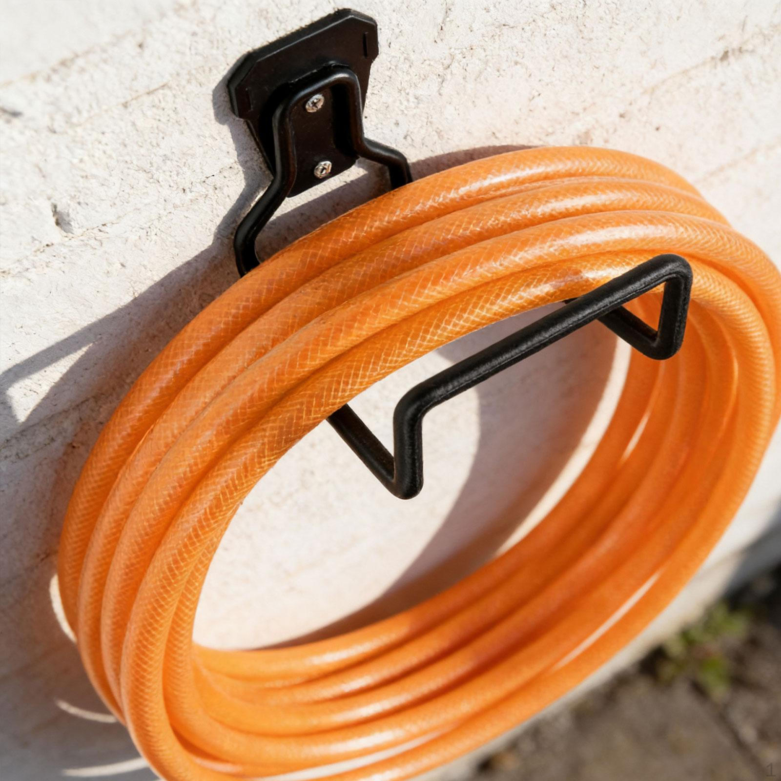 

Water Hose Holder Garage Hook Easy to Install Storage Wall Mounted Hoses Hanger Reel for