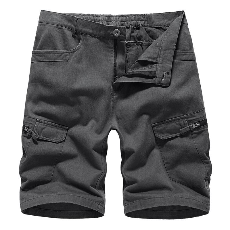 Summer Men's Camouflage Casual Five-Point Work Shorts - European Size, Loose Fit