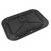 A16P-4X Marine Deck Plate Access Cover Pull Out pection Hatch With Latch For Boat Kayak Canoe, 380 X 280Mm -Black