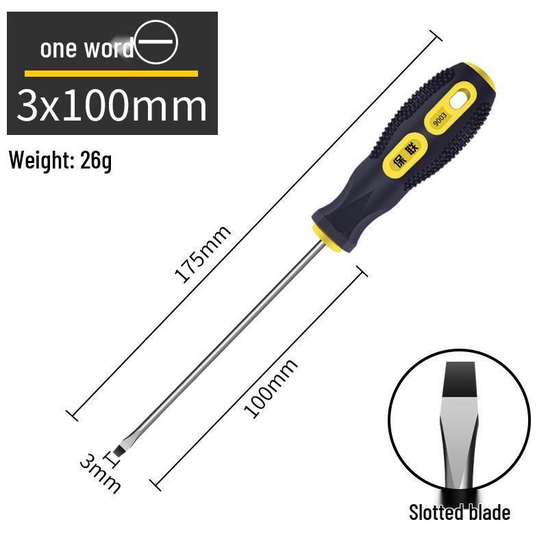 Conjunto de Chaves de Fenda Magnéticas de Grau Industrial - Phillips e Fenda