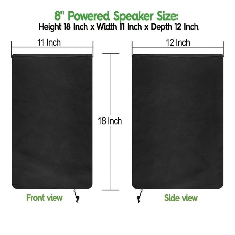 Universal Sound Speaker Shelter Antis UVs Coating Reinforced Stitching Speaker Cover For Outdoor Entertainment