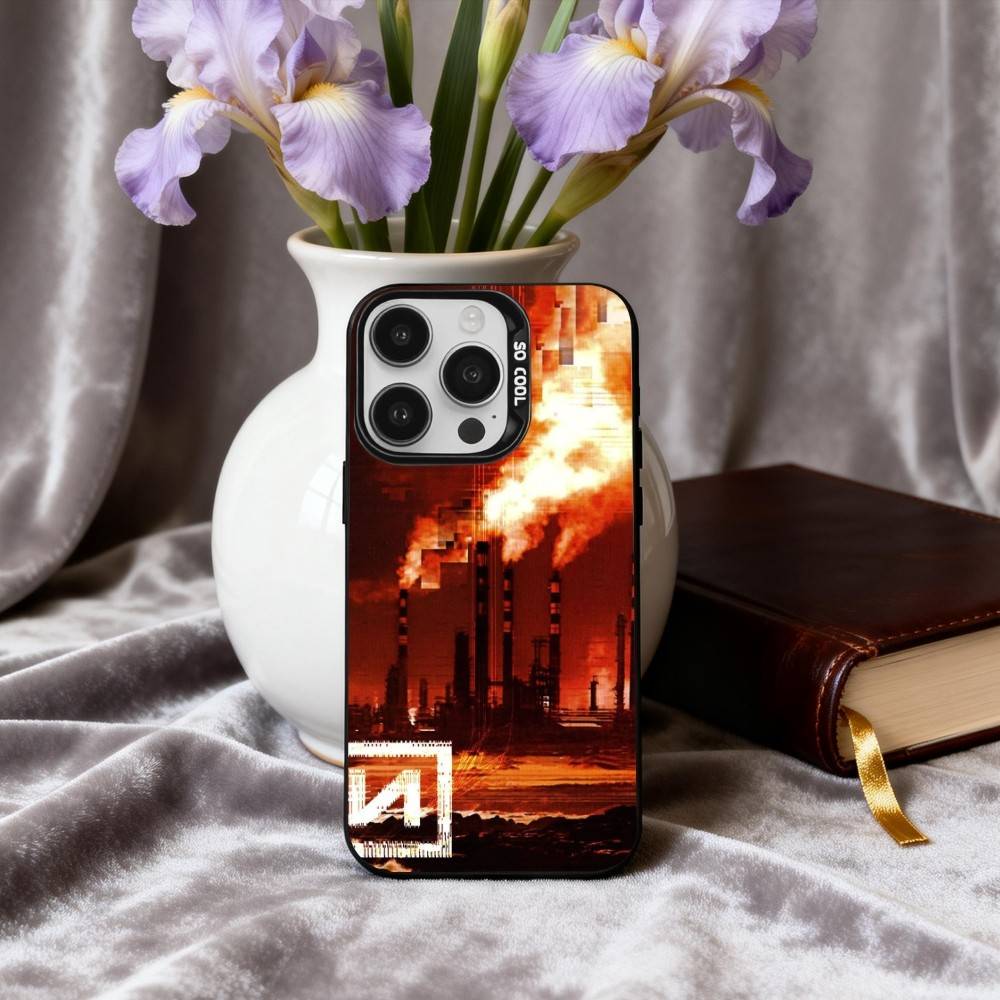 

N-Nine I-Inch T-The D-Downward S-Spiral Phone Case For iPhone17,16,15,14,13,12,11 Plus,Pro Max Black Candy silver phone case iPhone15promax