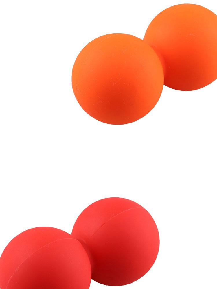 Silicone Muscle Relaxation Massage Ball - Solid Fitness & Training Peanut Ball for Foot Sole