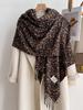  Luxury Women's Fashion Brand Leopard Print  Scarf - New Warm Autumn Winter Pashmina Shawl Bufanda Femme