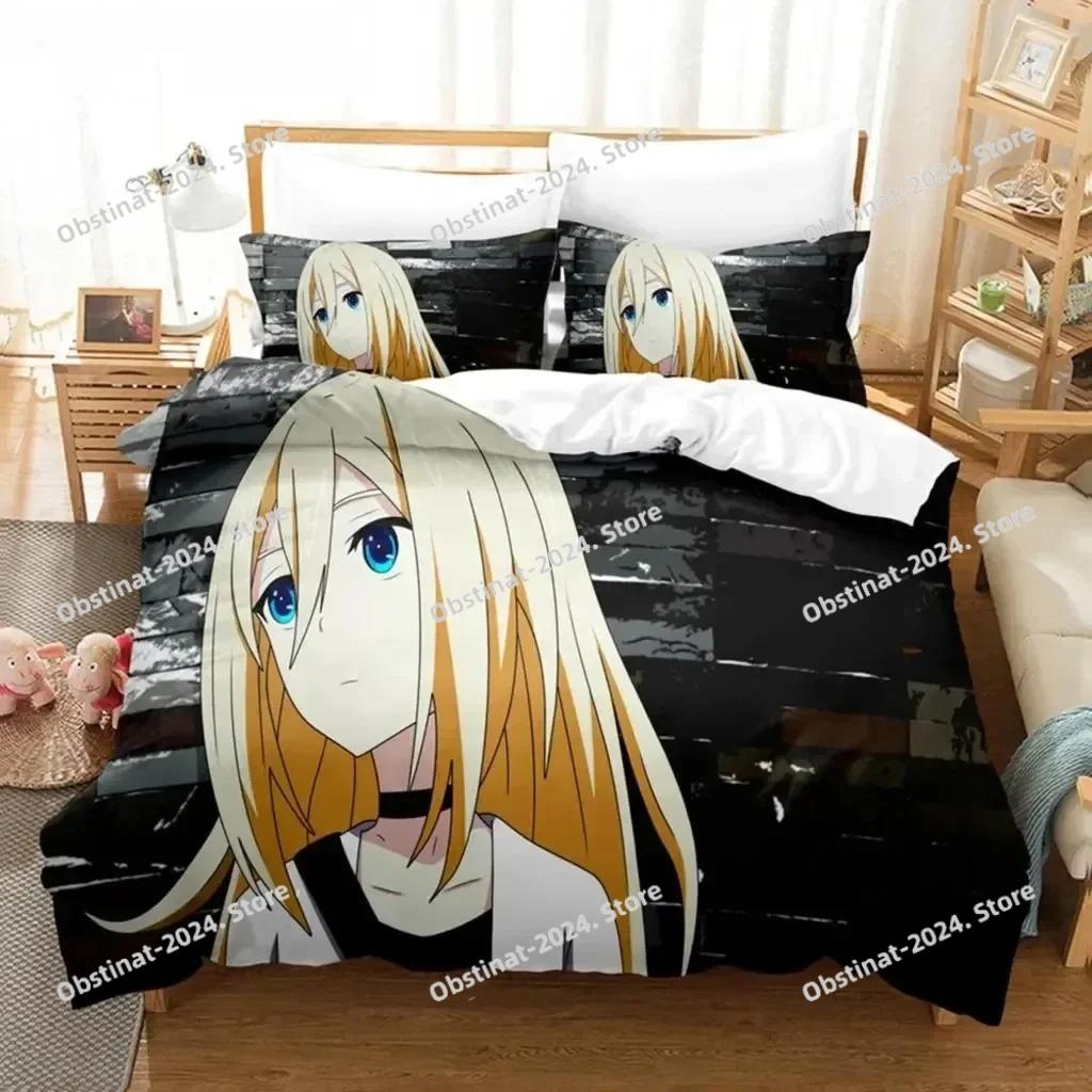 Anime Angels of Death Bedding Set Boys Girls Twin Queen Size Duvet Cover Pillowcase Bed Kids Adult Fashion Home Textileextile