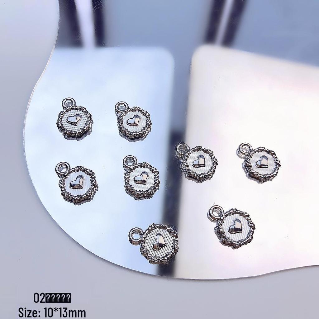 Cherry Moon Alloy Pendant Beaded Necklace & Bracelet DIY Kit