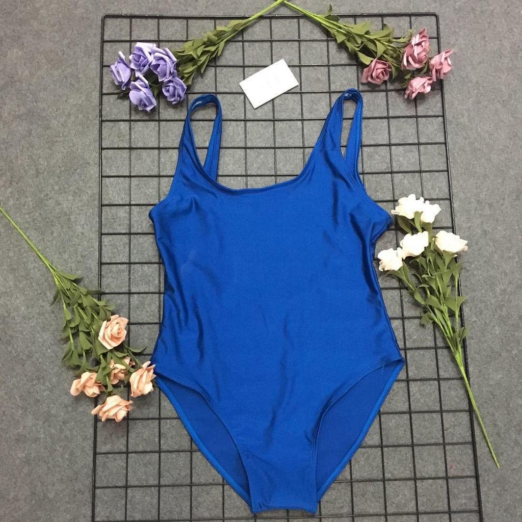 Gold Letter 'Team Bride' Backless One-Piece Swimsuit