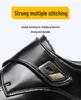 Men's Pointed Toe Cowhide Leather Shoes: Genuine Casual & Business Formal, British Style - Black/Brown, 2025.