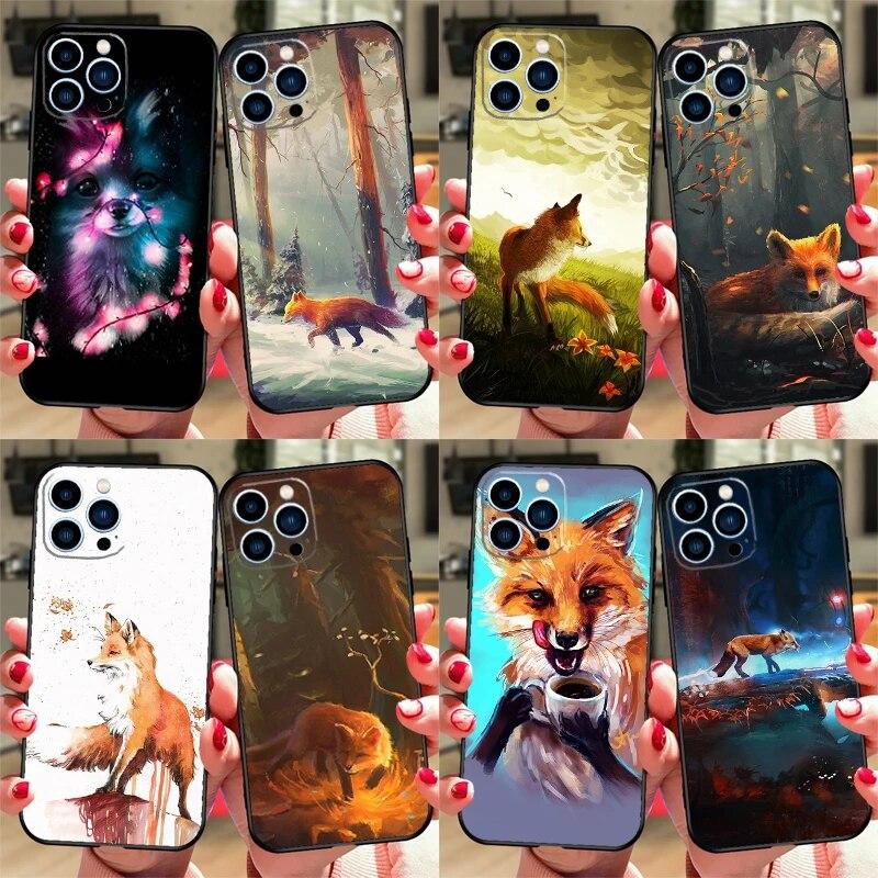 

Чехол для телефона с изображением лисы аниме для iPhone Samsung Galaxy Redmi Xiaomi Oppo OnePlus Note SA 7 8 9 10 11 12 13 14 20 21 22 23 53 54 Pro Max Plus Ultra TPU Soft
