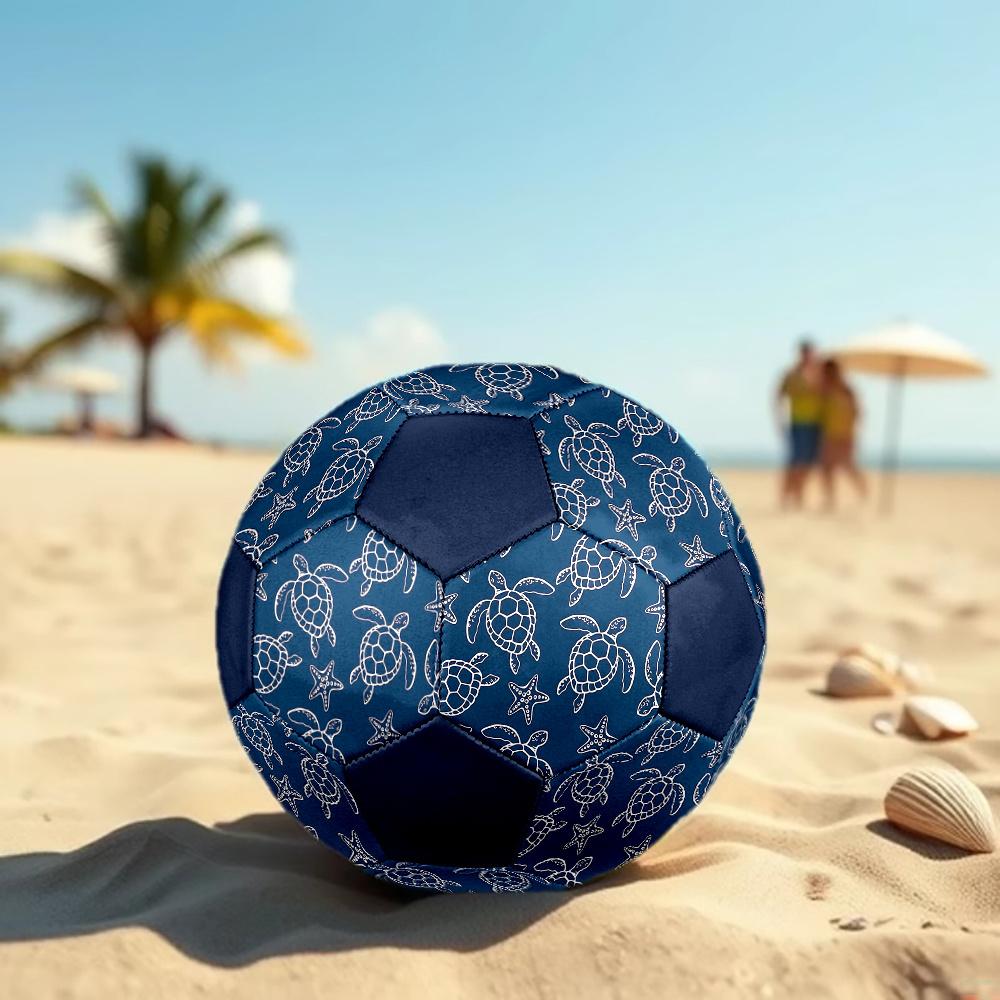 1PC Ocean Life Soccer Ball Size 5 Football Machine Sewn Indoor/Outdoor Universal Football Gift W110
