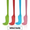 Spatule en silicone - AIMOONSA - Lot de 4 (27,3 x 6 cm) - Résiste 500°F/260°C - Poignée inox &amp; caoutchouc - Antiadhésif