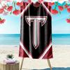 Troy Trojans Print Beach Towel, Large Soft Quick Dry Towel for Beach Camping Swimming