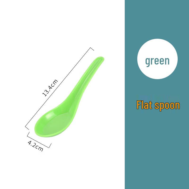 Durable Melamine Anti-fall Bowls with Spoon (5-Pack)