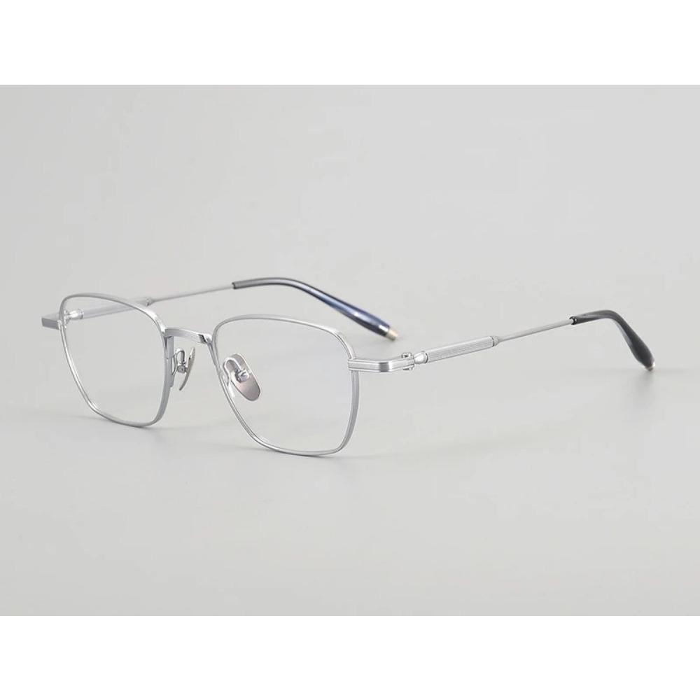 Rame de ochelari noi unisex geometrice pătrate poligonale titan pur ușoare stil vintage ochelari de vedere cu dioptrii ochelari de titan