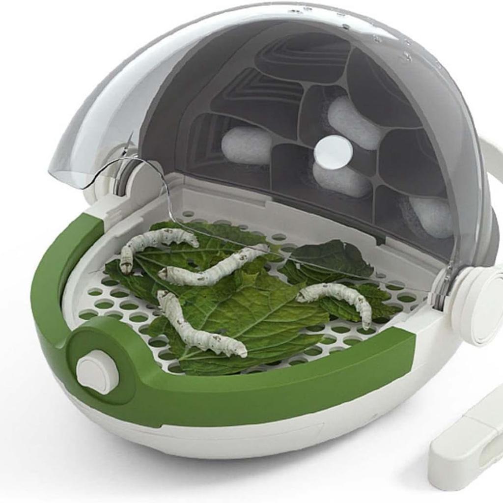 Portable Silkworm Transport Container Kids Outdoor Toys Reptile Feeding Box Transparent Animal Habitat Cage For Pet Frogs Scorpions