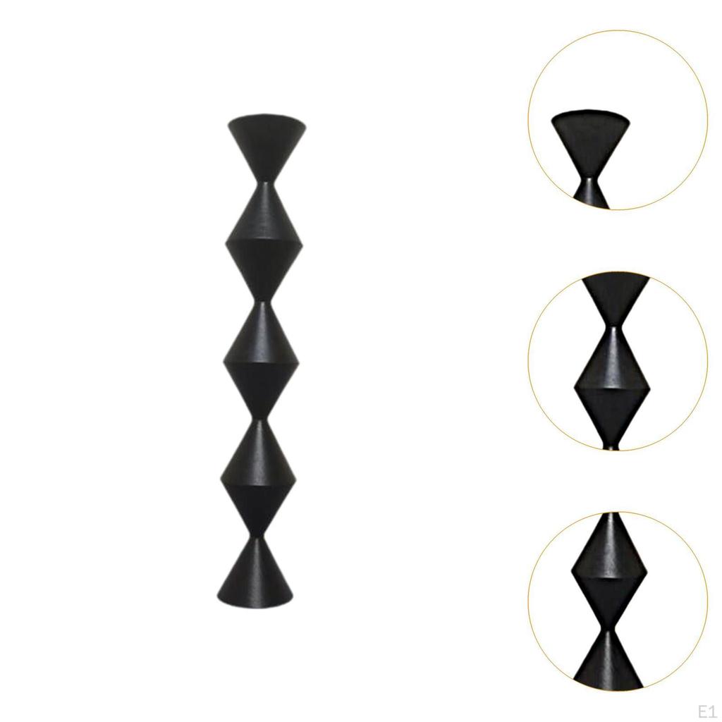 Wooden Taper Candle Holder Rustic for Festive Party Decor Sturdy Lightweight