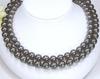 [Your and My Jewelry Box] Black Pearl Necklace - Peacock Color  Black Mother-of-Pearl Pearl 9.0mm Up, 45cm (Single Item) 9939 Made In Japan [Gift