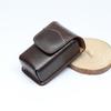 Anti Squeeze Leather Glass Pouch Belt Loop Fold Spectacle Box Eyeglass Case  Field Work
