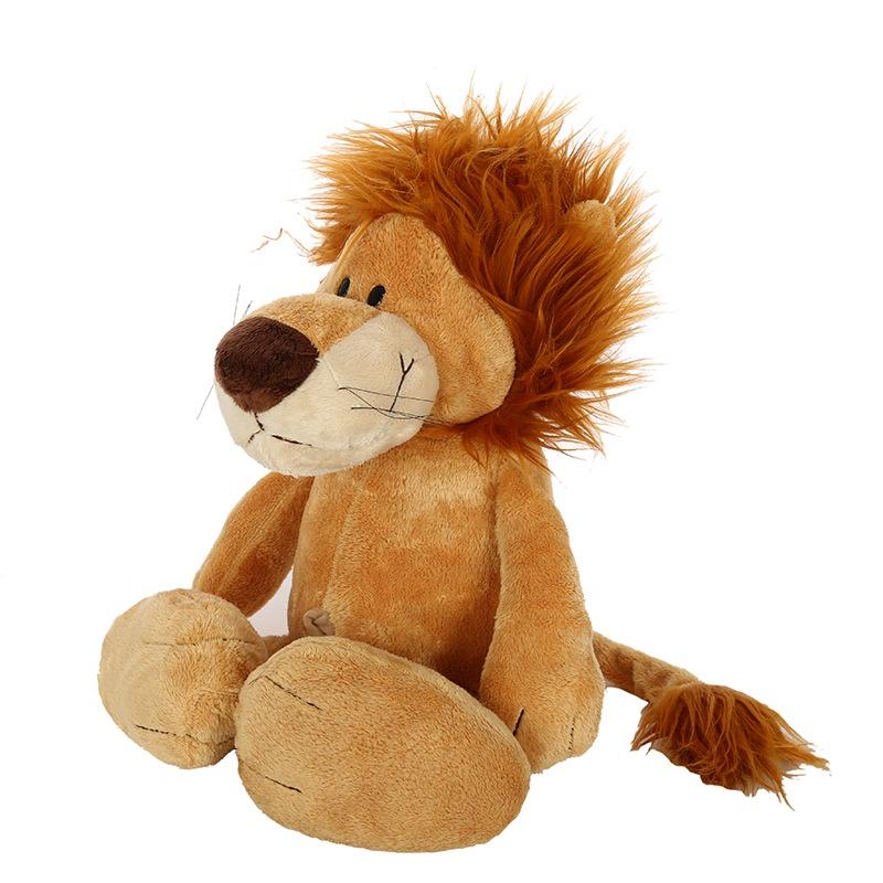 Wholesale Jungle Animal Plush Toy Cartoon Gorilla Lion Tiger Giraffe Stuffed Doll