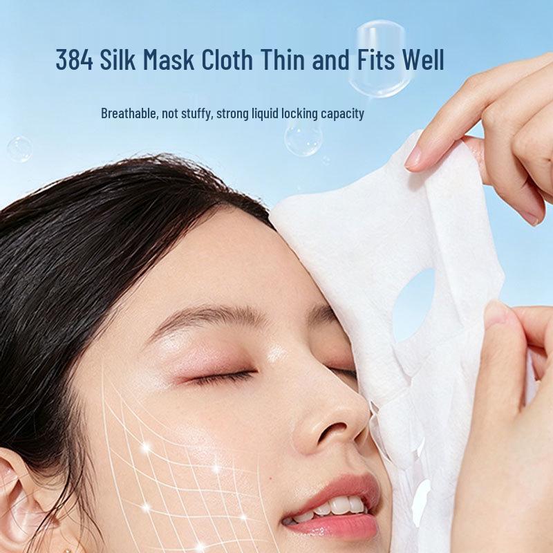 Hyaluronic Acid Silk Sheet Mask: Hydrating, Moisturizing, Nourishing, and Repairing