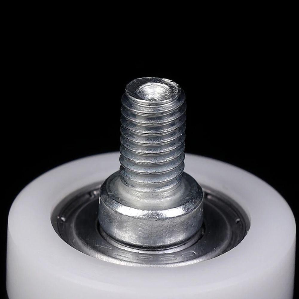 1Pcs With Screw Cabinet Moving Wheel Flat Sliding Door Roller Drawer Bearing Pulley  Furniture