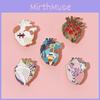 Unique Creative Heart Series Organ Love Heart Brooch Fashion Accessory For Clothing And Bags