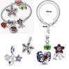 New Red Monster Flower Charm Fit Original 925 Silver Bracelet Beaded Diyfor Women's High-end Boutique Jewelry Gift
