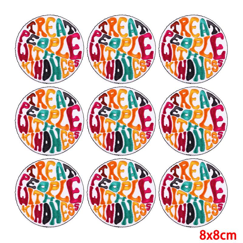 10 teile/los Großhandel Stickerei Patch Eisen Auf Patches Für Kleidung Patches Auf Kleidung Jacken Dekor Applikation Nähen Liefert