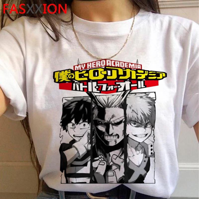 

my hero academia bakugou todoroki boku no hero bnha t-shirt t shirt feUnisex tumblr aesthetic clothes harajuku kawaii M