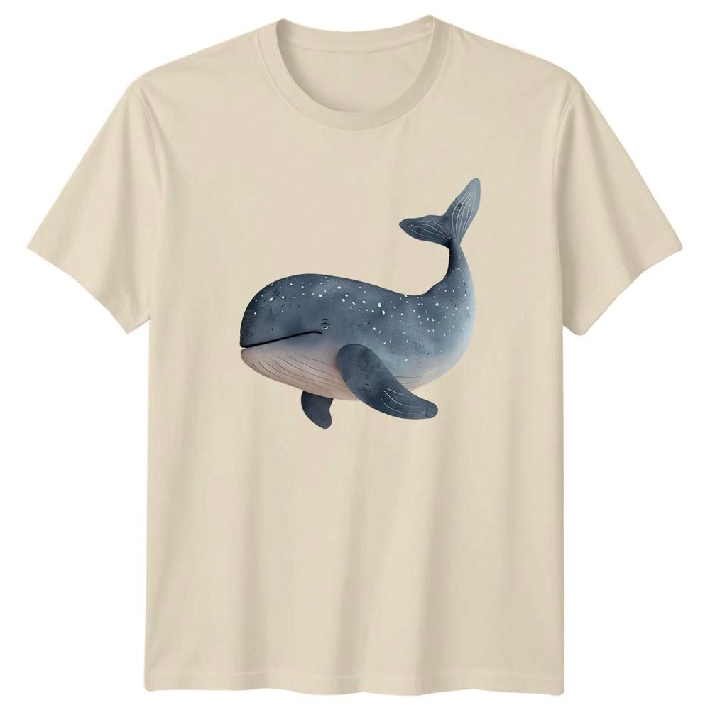 Cute Whale TShirt Ocean Life Birthday Gift For Him And Her