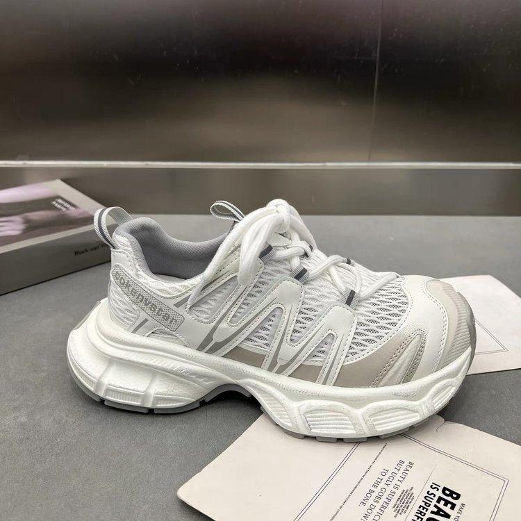 Elope with Love~ Ultra Light Giant Soft Platform Daddy Shoes Women's 2025 Summer Breathable Mesh Shoes Big Head Casual Sneakers