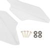 Motorcycle Side Wing Windshields Windscreen Decoration Easy Installation Acrylic Wind Deflectors Side Fairing for R18 B