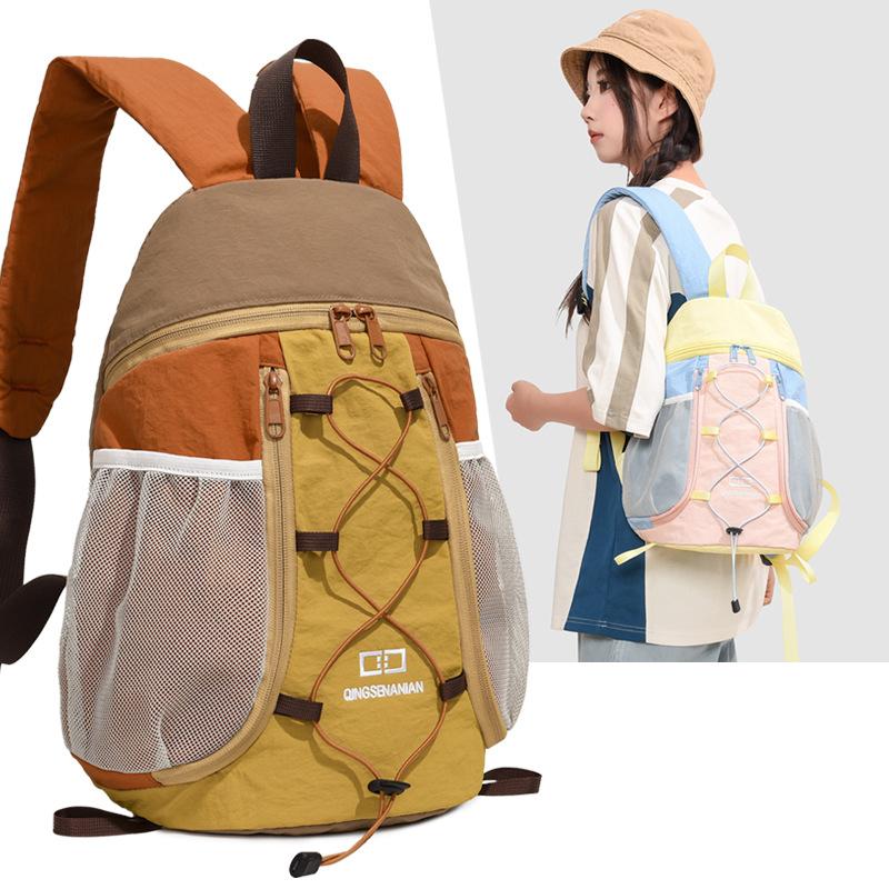 Schoolbag mountain fresh color scheme summer vitality lightweight mountaineering bag couple outdoor travel adventure multi-purpose backpack