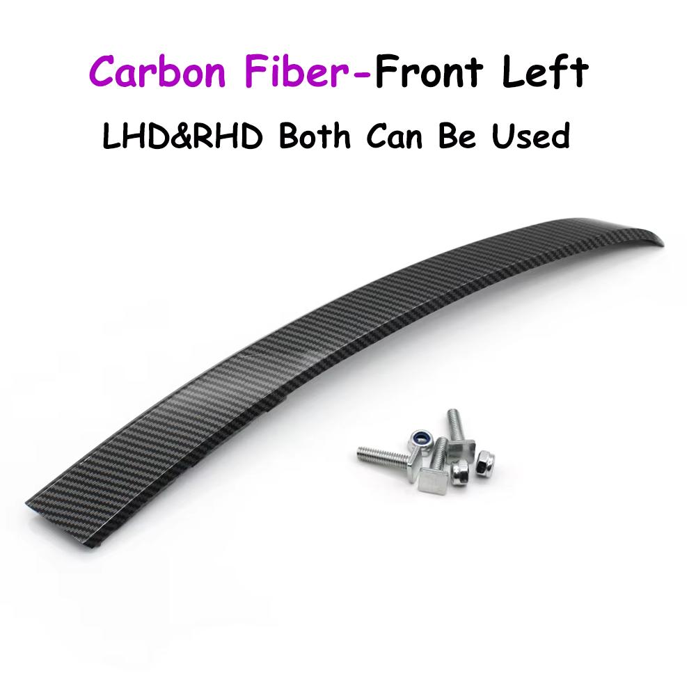 

LHD RHD E60 E61 Interior Car Front Rear Left Right Inner Door Handle Cover Trim For BMW 5 Series M5 2004-2006 520i 523i 525i 530 Carbon-Front Left