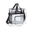 Transparent PVC Storage Bag Shoulder Crossbody Bag Tote Satchel Handbag For Women Lady Large Capacity Waterproof Clear Bag