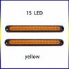 Truck Off-road Vehicle Trailer Light Strip With 11LED 15LED Signal Lights Used For Parking Turn Signals Rear Brake Work Light