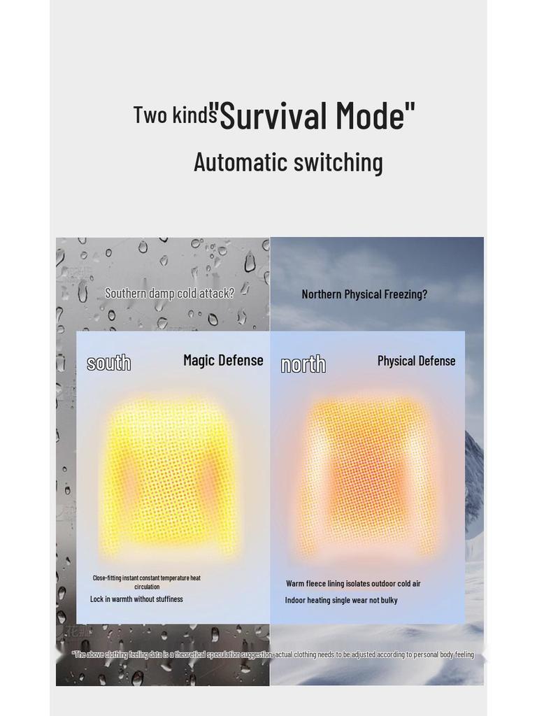 Meya Bi Cashmere Autumn/Winter Fleece-Lined Warm Vest for Couples