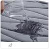 Wave Stripe Sponge Bathroom Cashmere Thickening Mat Bath Non-slip Carpets In Wash Basin Bathtub  Floor Rug Shower Room Doormat Memory Foam 3D Pad