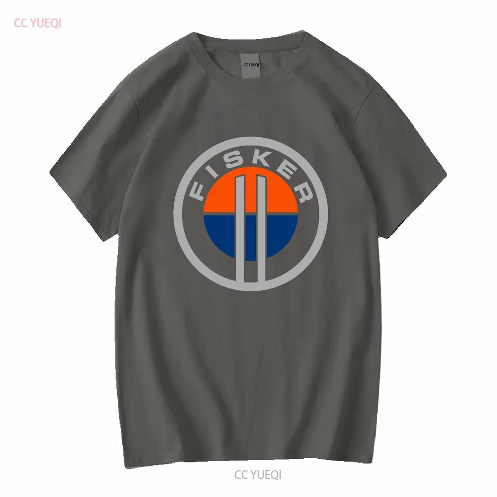 Fisker Ocean Logo Plážové Aktivní Tričko Vtipné Tričko Velikost S až 5XL vintage Prané designové oblečení Top pro každodenní nošení Strečový