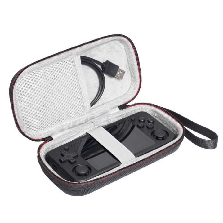 Storage Case Bag with Mesh Pocket for RG351P RG 351P Handheld Game Console Storage Bag Shockproof Travel Pouch EVA Case