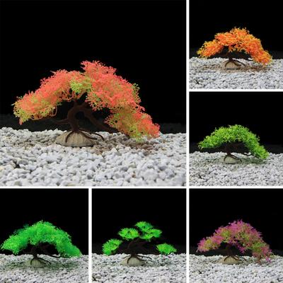 Pianta Acquatica Artificiale Realistica Non Sbiadisce Acquario Paesaggistica Pianta di Simulazione Fornitura per Serbatoio