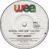 7inch Record MATT BIANCO  Whose Side Are You On 7249319 WEA 1985 UK Pop Used