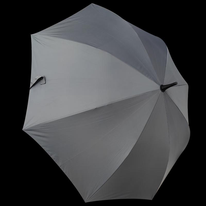 TCAI Large Aluminum Pole Solid Wood Handle 280T Pongee Umbrella