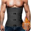 Men Body Shaper Sauna Sweat Shapers Belt Thermo Shapewear Slimming Girdle Workout Waist Trainer Corset Gym Abdomen Fat Burning