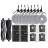 A65T-Para MOVA P50 Pro Ultra/P50 Ultra Kit de Substituição-Escova Lateral Principal Filtro HEPA Pano de Mop Saco de Pó Peça Sobressalente Aspirador Robô