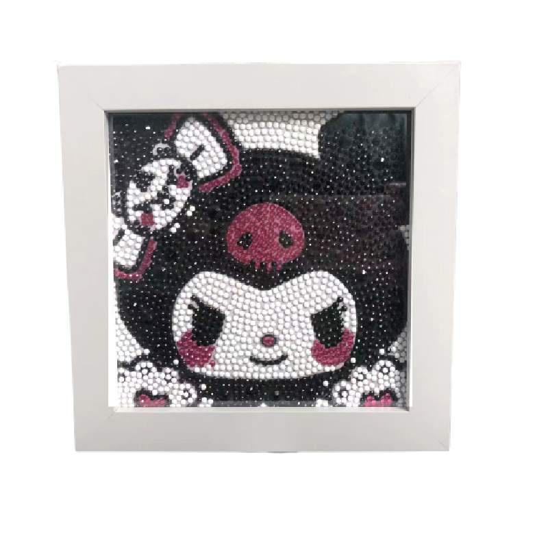 Neues Cartoon-PVC-Stick-Diamantgemälde mit Kunststoffrahmen Perfektes Geburtstagsgeschenk für Kinder und Erwachsene