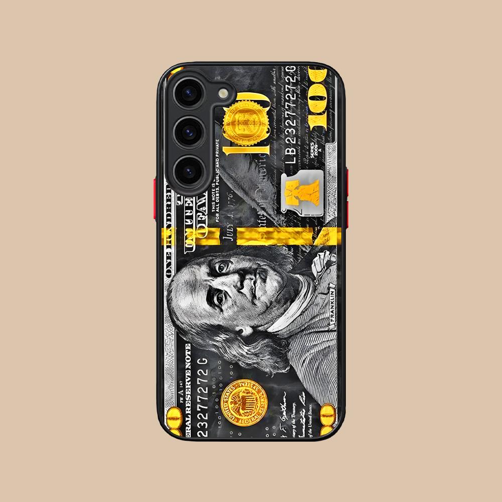 USD Dollar Silicone Mobile Phone Case for Samsung Galaxy S26 S25 S24 S23 S22 S21 Plus FE Ultra Colorful Cover